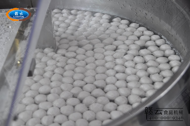 自動煮丸水槽定型和熟化